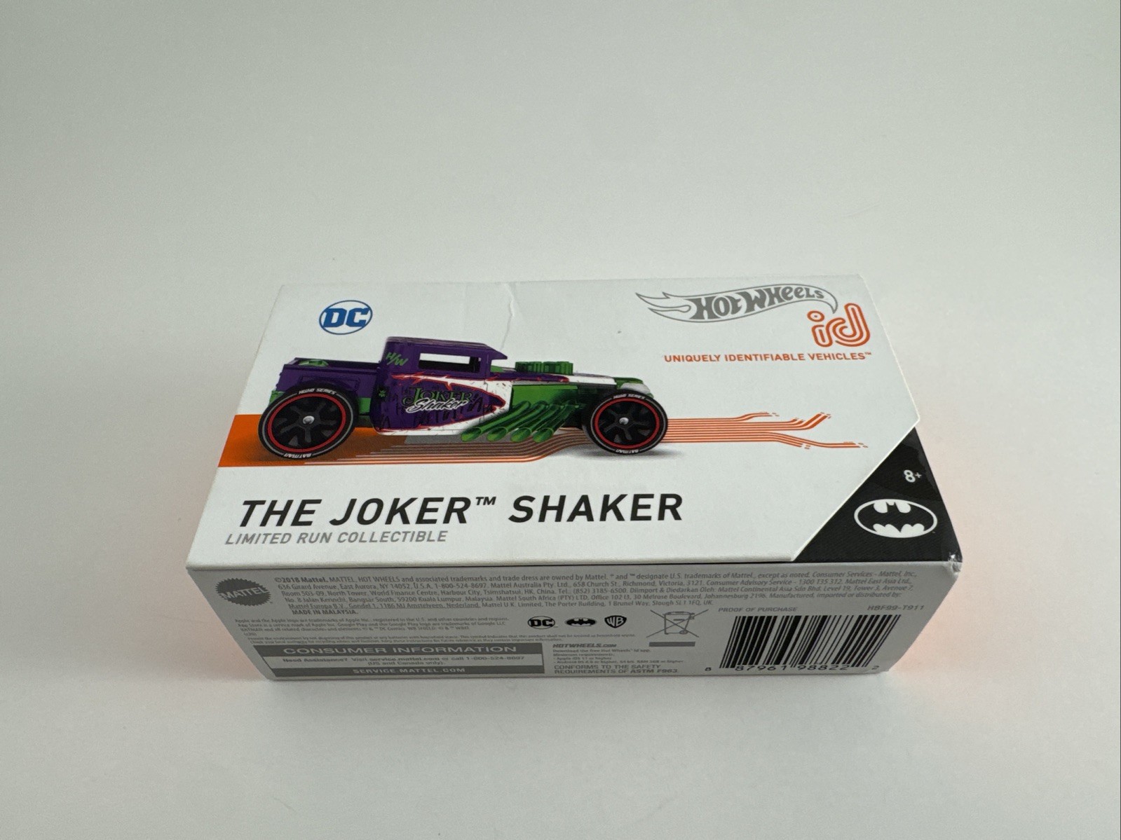 Hot Wheels ID The Joker Shaker (Batman) 4/4 – Limited Run Collectible (Series 2)