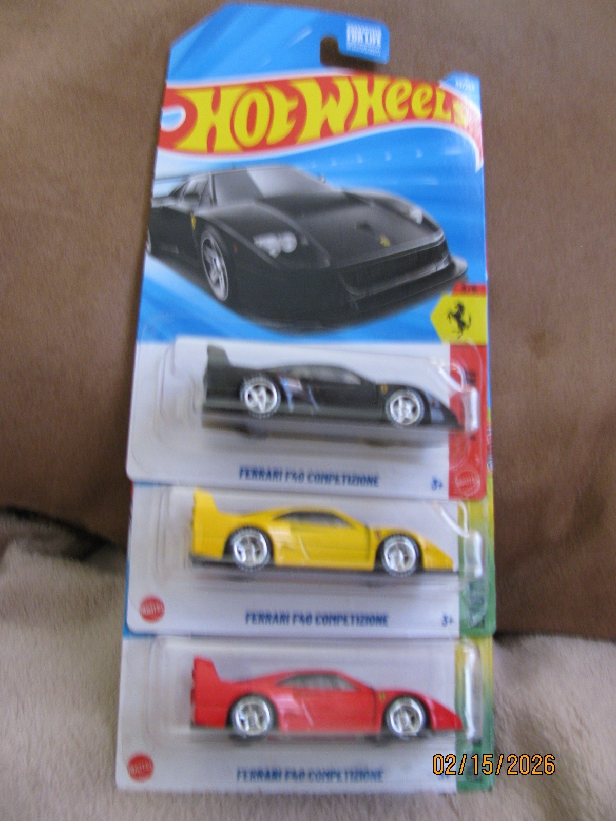 2026 Hot Wheels Ferrari F40 Competizion “PICK ONE” w/Real Riders Wheel Swap