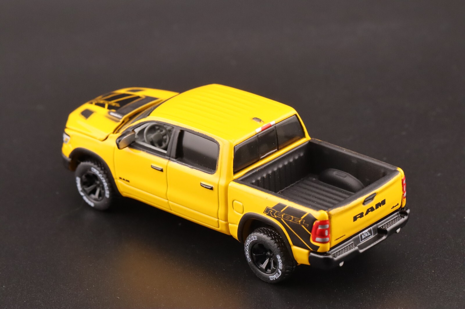 Auto World 2023 Dodge Ram Rebel Havoc Edition Baja Yellow AWSP164 A 1/64