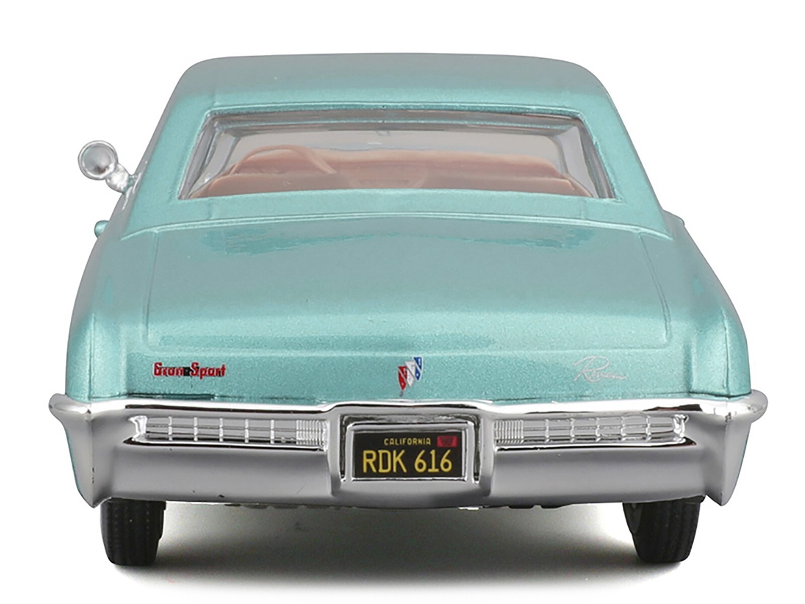 1965 BUICK RIVIERA GRAN SPORT LIGHT BLUE 1/26 DIECAST MODEL CAR BY MAISTO 31214