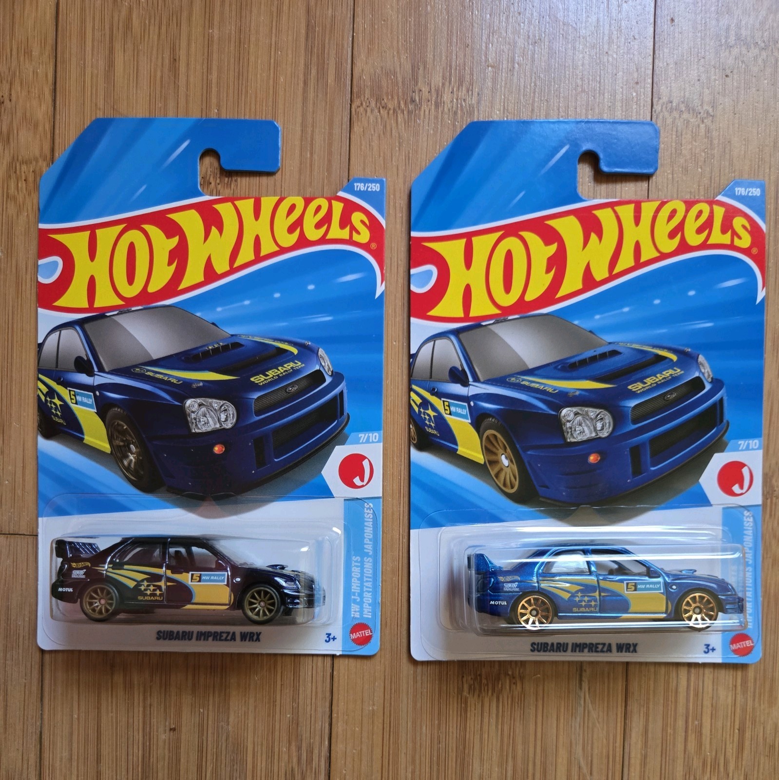 Hot Wheels New 2026 Super Treasure Hunt Subaru Impreza + Mainline Subaru (2)