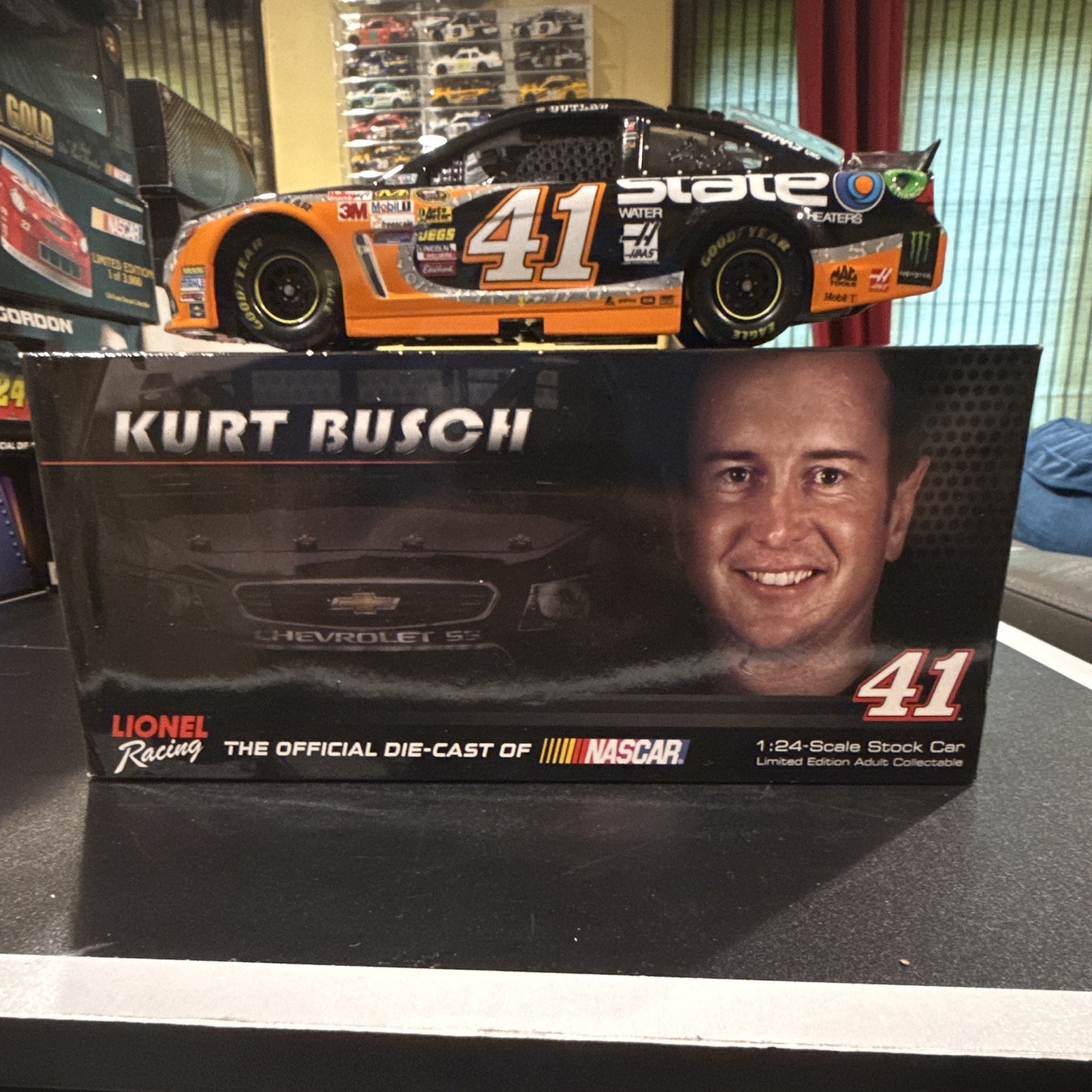 Platinum Lionel Racing Kurt Busch #41 State Water Heaters 2014 Chevy SS 1:24
