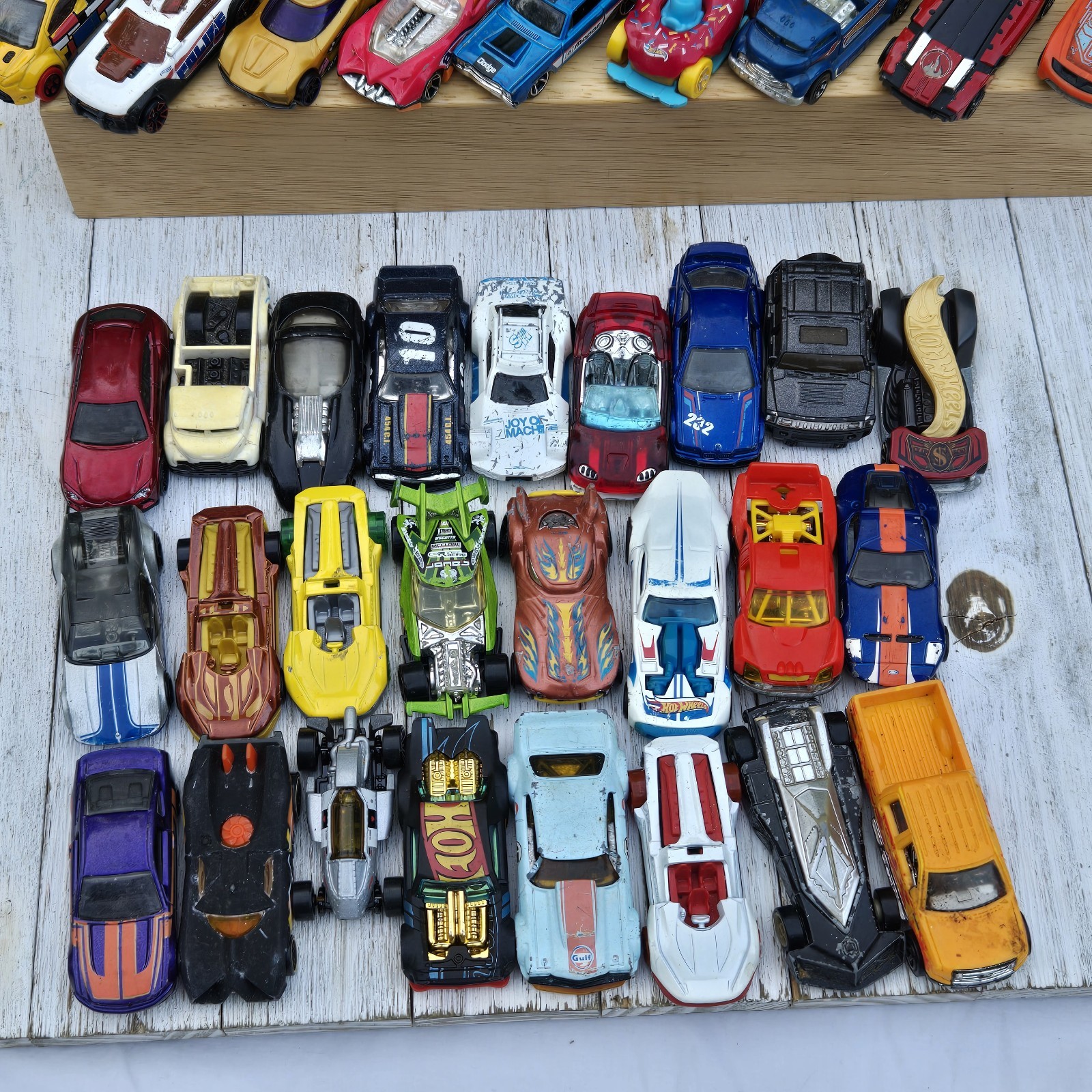 Hot Wheels Lot of 50 Loose Cars Trucks Race Cars Mixed Diecast Mattel VGC