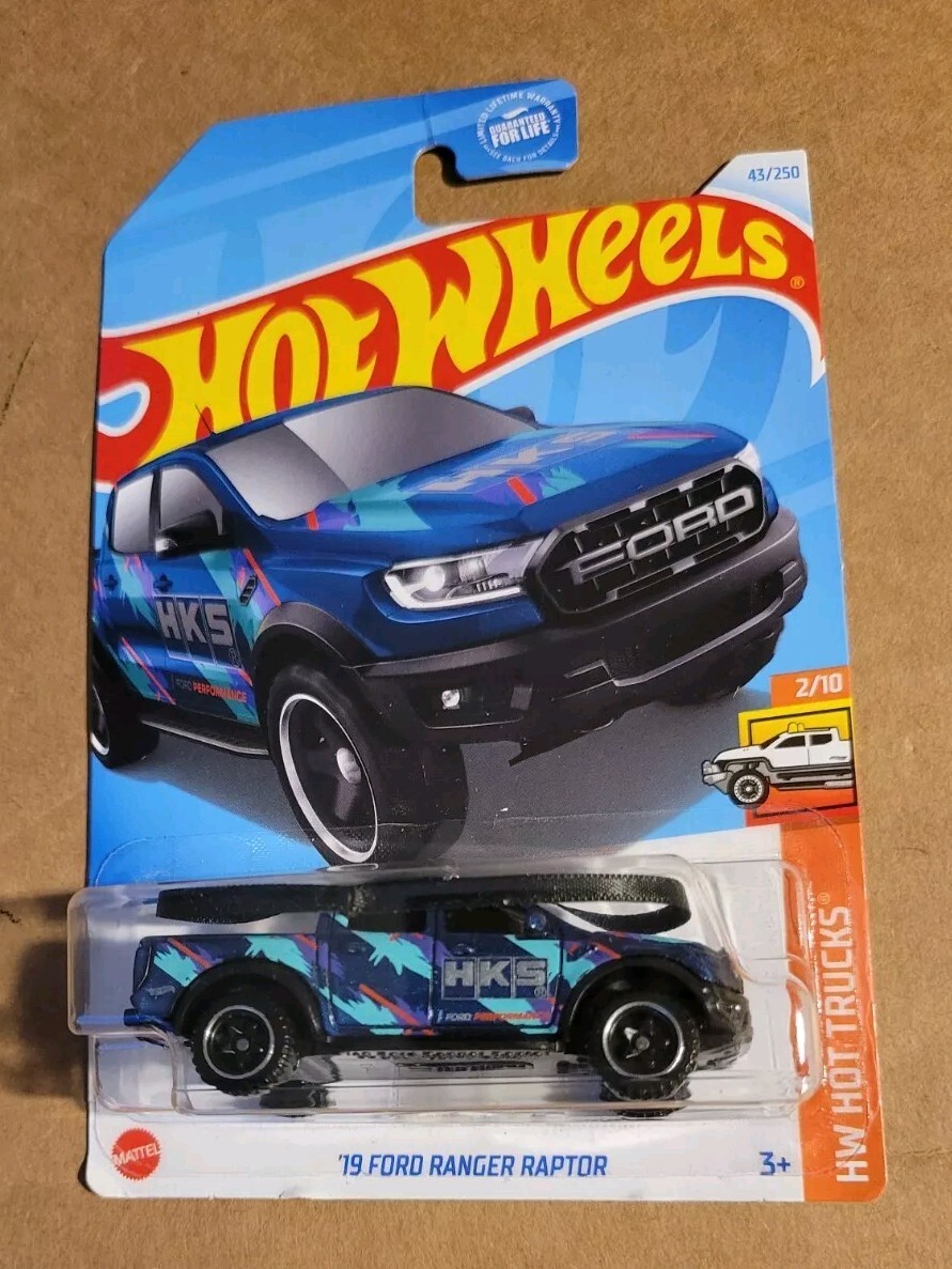 19 Ford Ranger Raptor Custom Christmas Car Ornament 1/64 Die-cast Blue