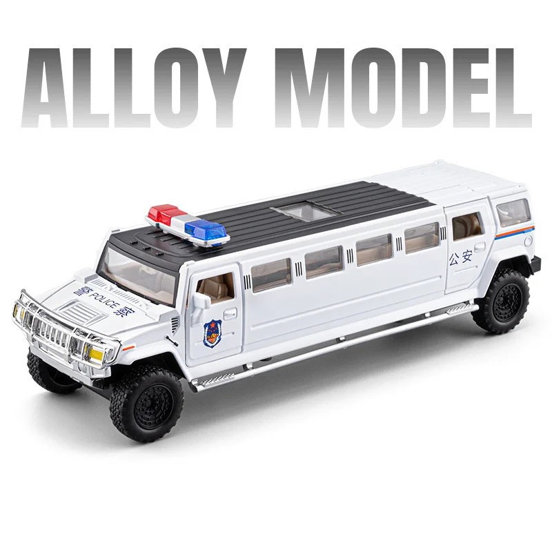 1:32 Extended Version HUMMER H2 Alloy Car Model Diecast Metal Vehicles Car Model
