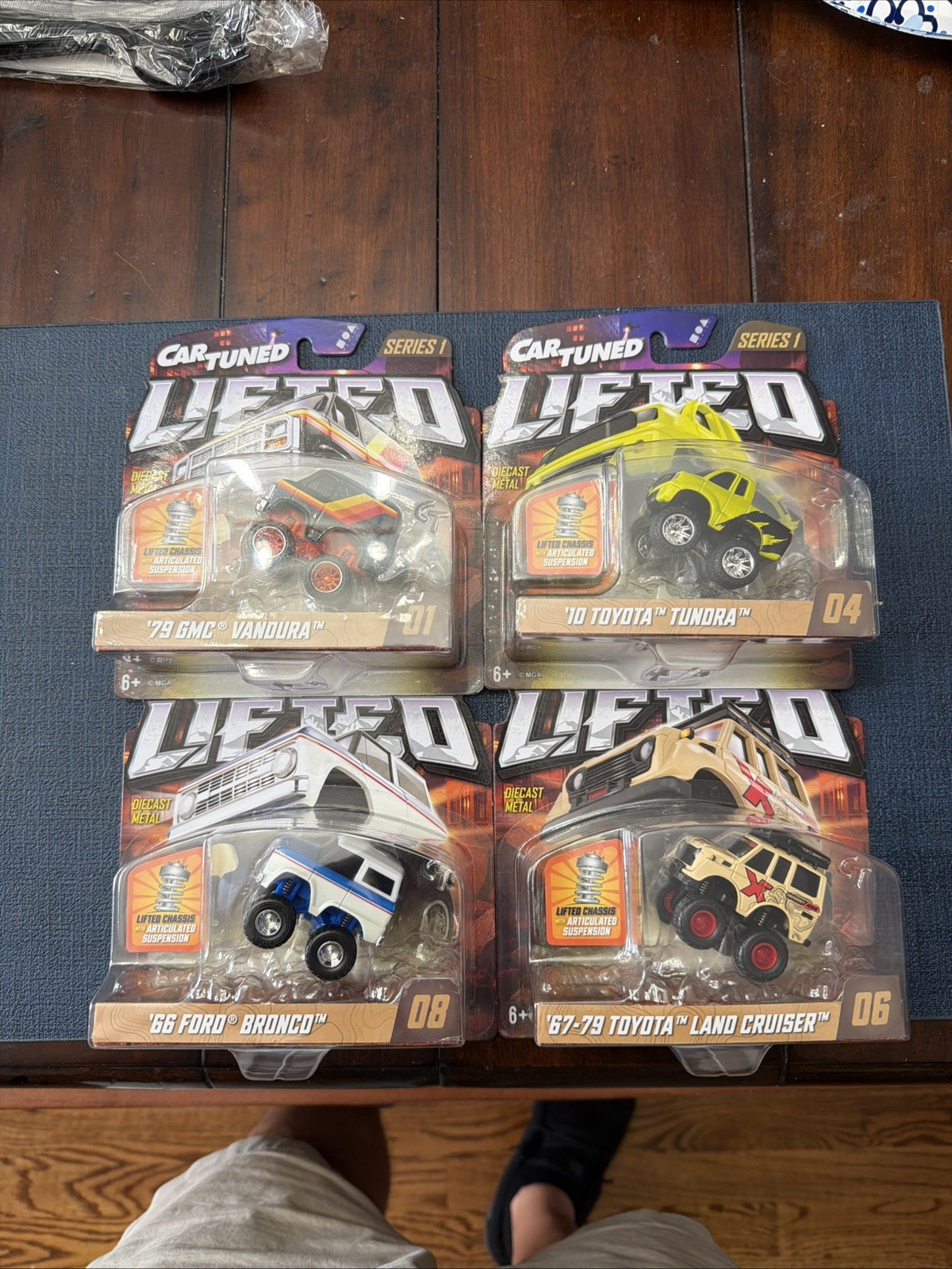 MGA Car Tuned LIFTED Series 1 Target Exclusive Lot of 4 IN HAND! see pix!