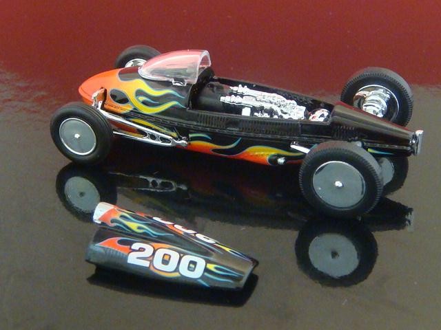 Vintage Racing 1948-1950 Belly Tank Flathead V8 Dry Lake Lakester 1/64 Scale J