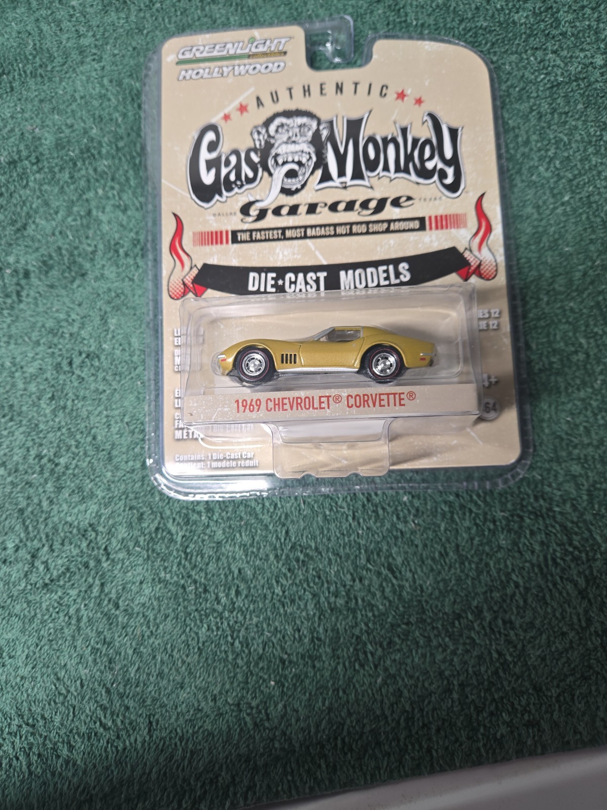 Greenlight GAS MONKEY – 1969 Chevrolet Corvette – 12AB