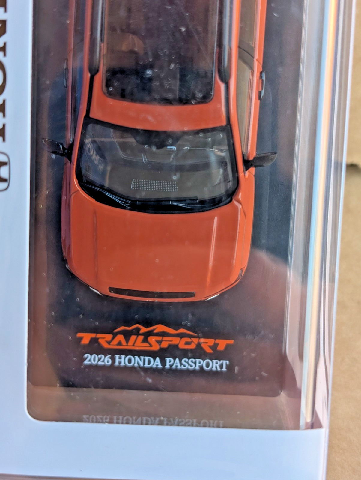 TSM Honda Passport TrailSport Elite 2026 Diecast Dealer Model Sunset Orange 1/43