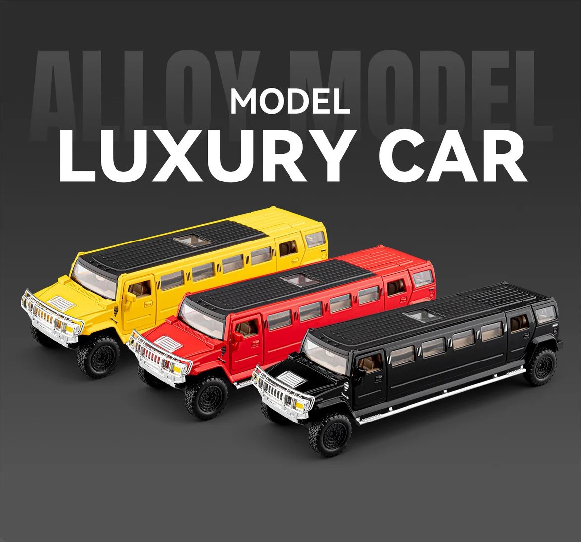 1:32 Extended Version HUMMER H2 Alloy Car Model Diecast Metal Vehicles Car Model