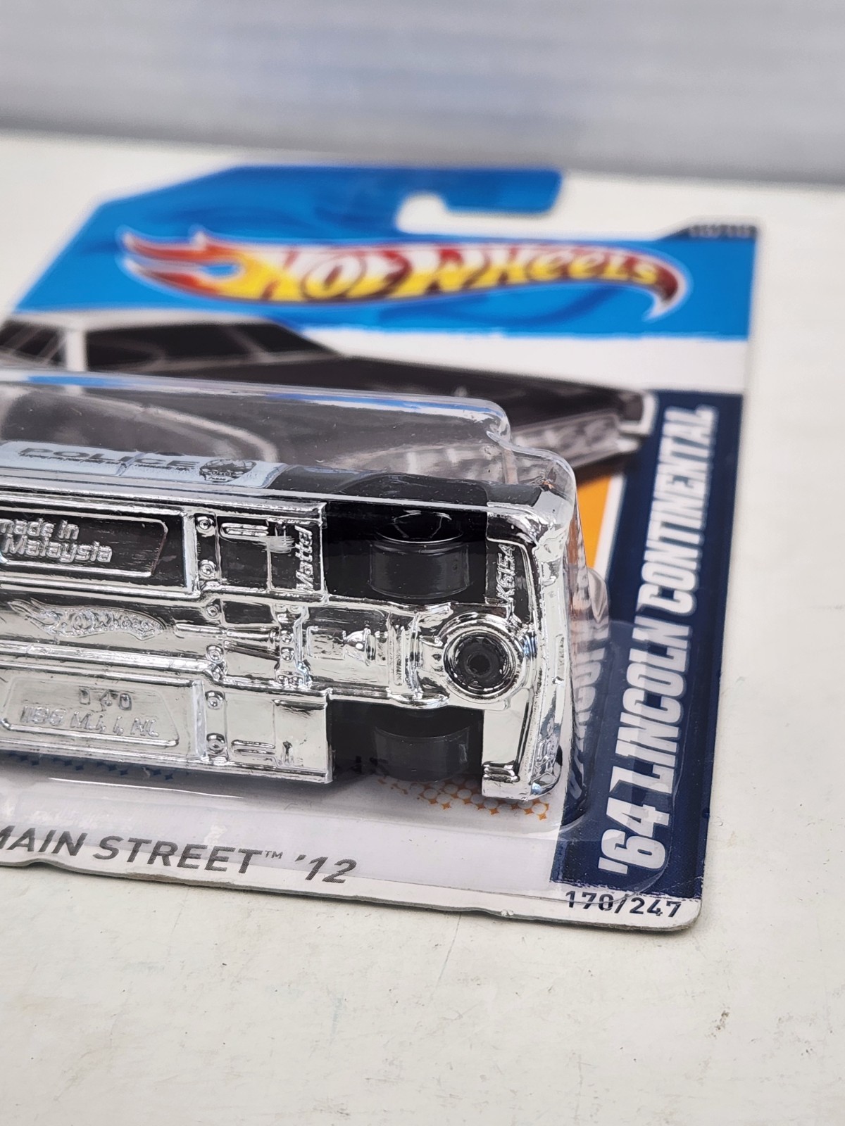 Hot Wheels ’64 Lincoln Continental Police #170/247 HW Main Street ’12 #10/10