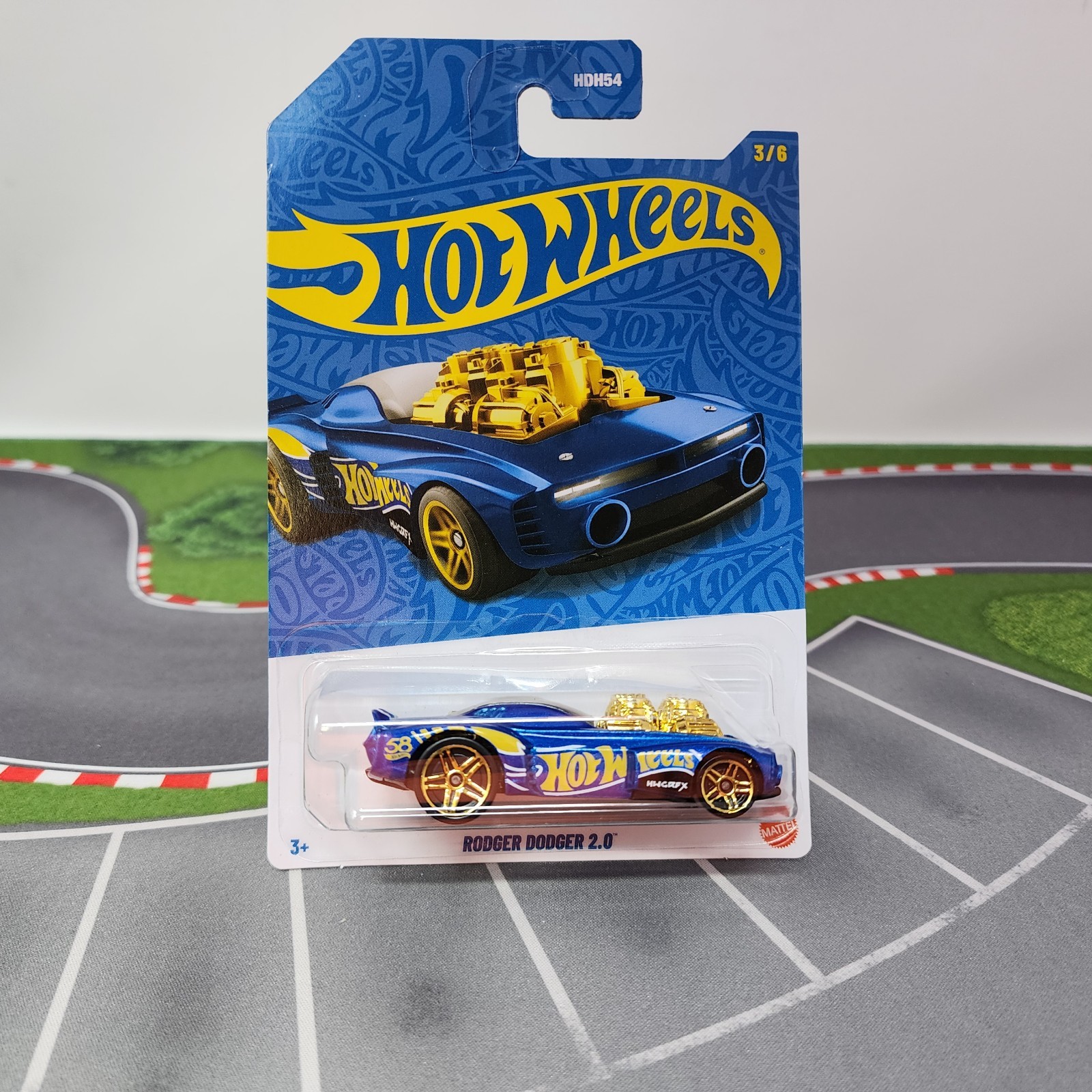 Rodger Dodger 2.0 #3/6 * Pearl & Chrome Hot Wheels 58th Anniversary Mix 2 R44