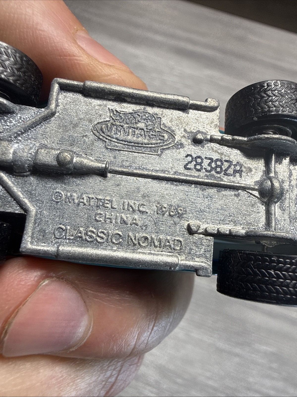 1996 Hot Wheels JC Whitney Aqua (1955) ’55 Chevy Nomad w/REAL RIDERS