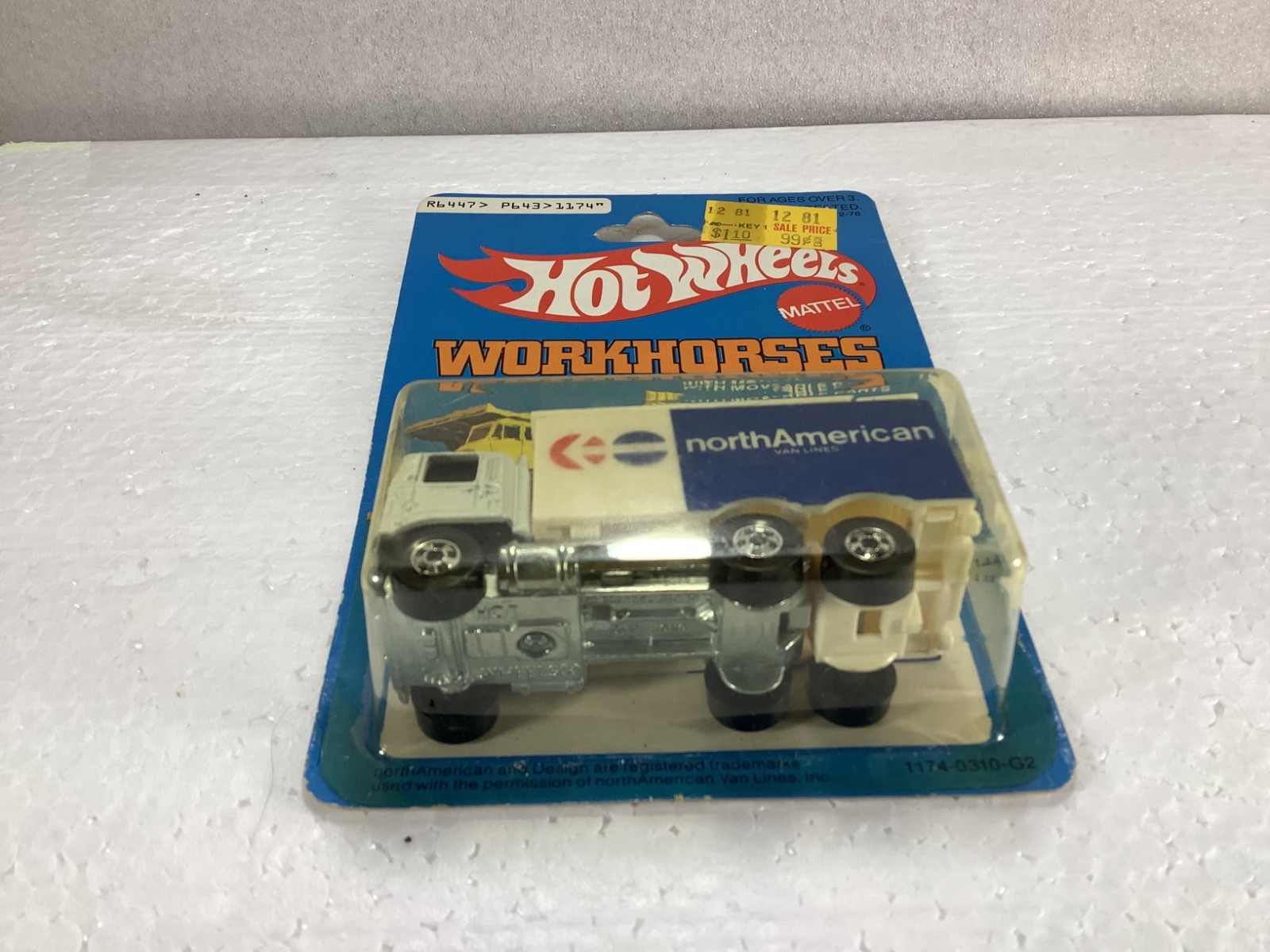 Hot Wheels vintage 1980, Hiway Hauler, #1174 North American Van Lines version BP