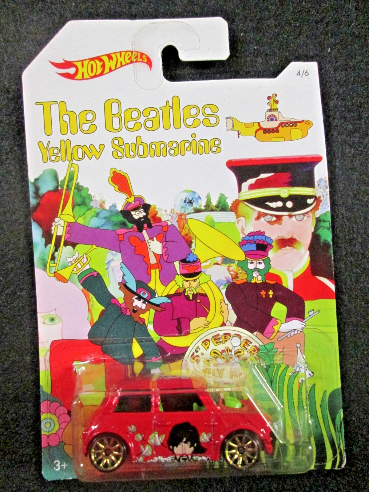 Hot Wheels 50th Anniversary The Beatles Yellow Submarine Full Set Of 6
