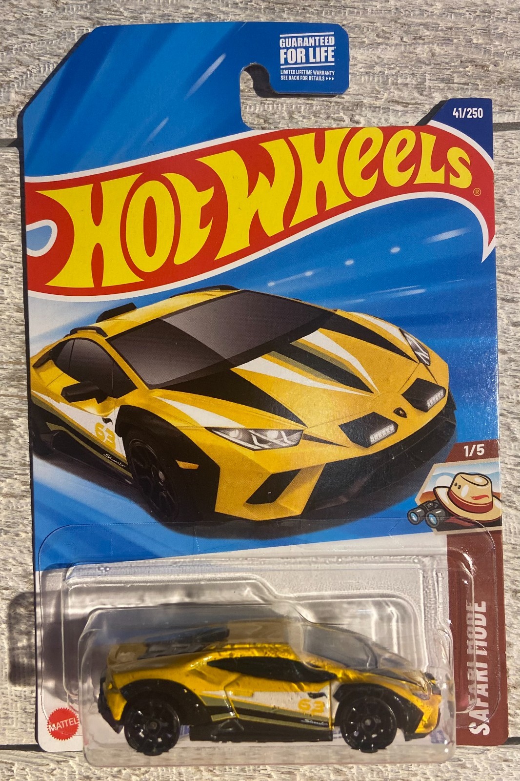 2025 Hot Wheels #41 Lamborghini Huracan Sterrato YELLOW
