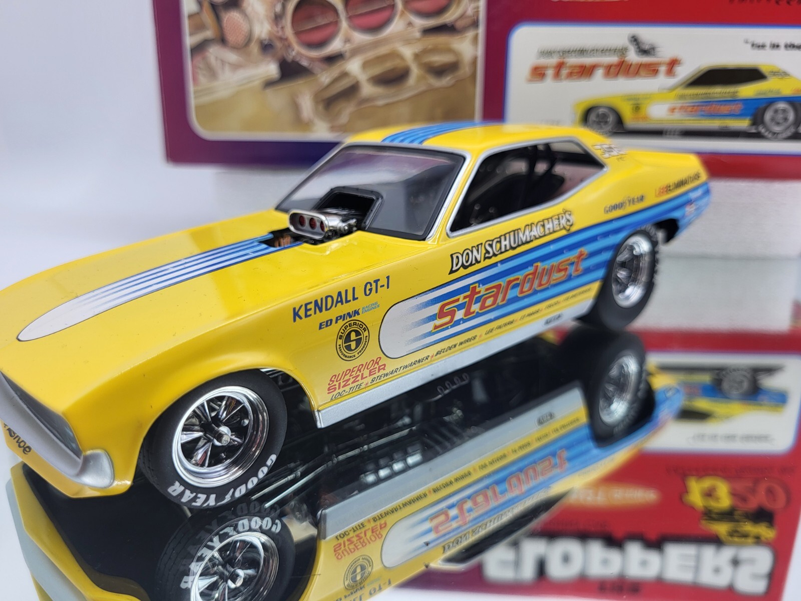 1320 THE FLOPPERS 1971 PLYMOUTH CUDA DON SCHUMACHERS “STARDUST” 1:24 SCALE **MIB