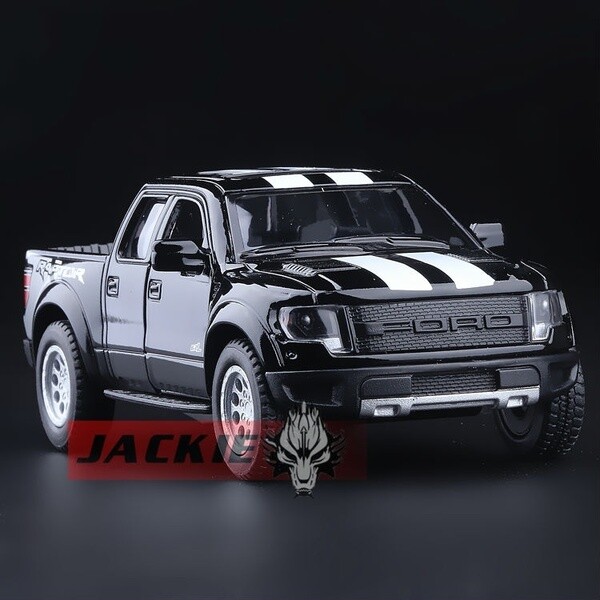 Ford 2013 F-150 SVT Raptor Supercrew, Pick Up Truck, Diecast Toy Car, 5”, 1:46