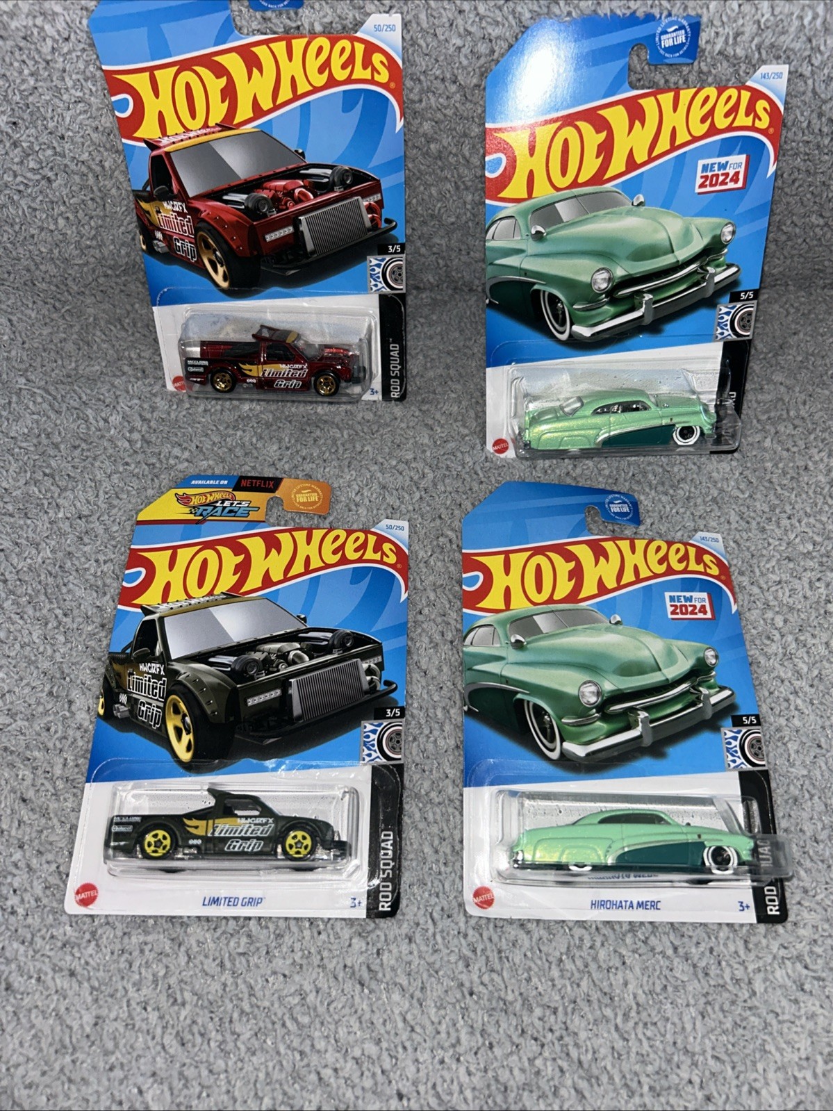 Hot Wheels Rod Squad Series Limited Bundle deal great valve WOW!