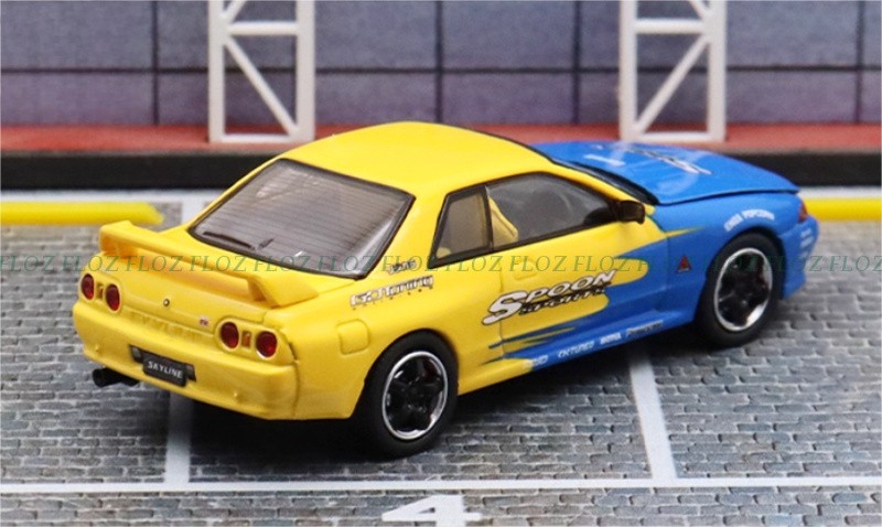 TIMEMICRO Nissan GTR R32 Z-Tune SPoon coating LTD 999PCS ONLY 1:64 Car Model