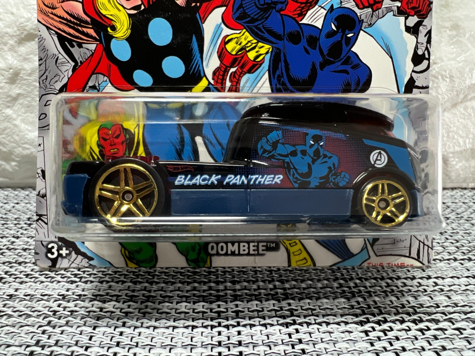 Hot Wheels The Avengers Series 3/7 Qombee Black/Blue