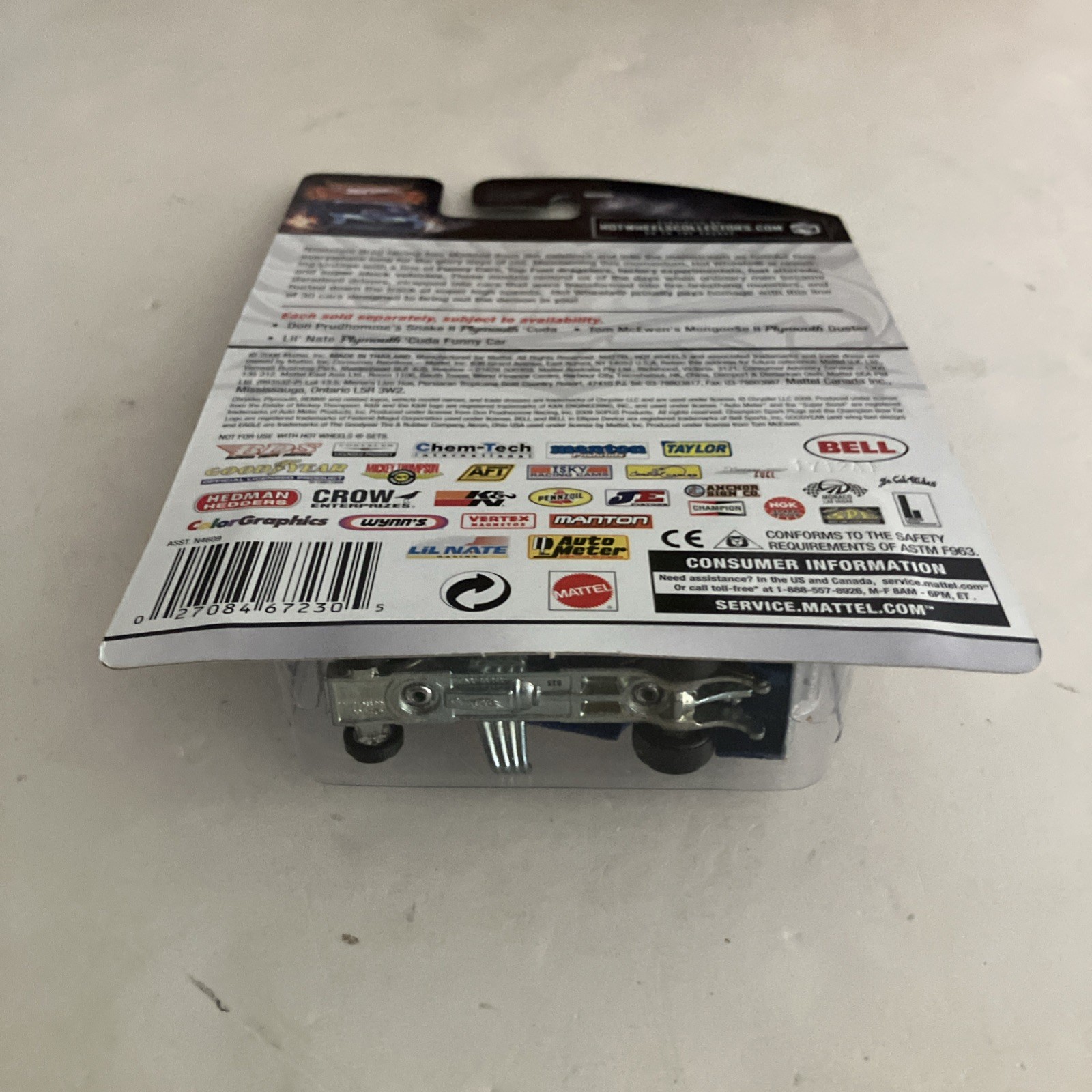HOT WHEELS Drag Strip Demons Tom McEwen’s Mongoose II Plymouth Duster 28/30