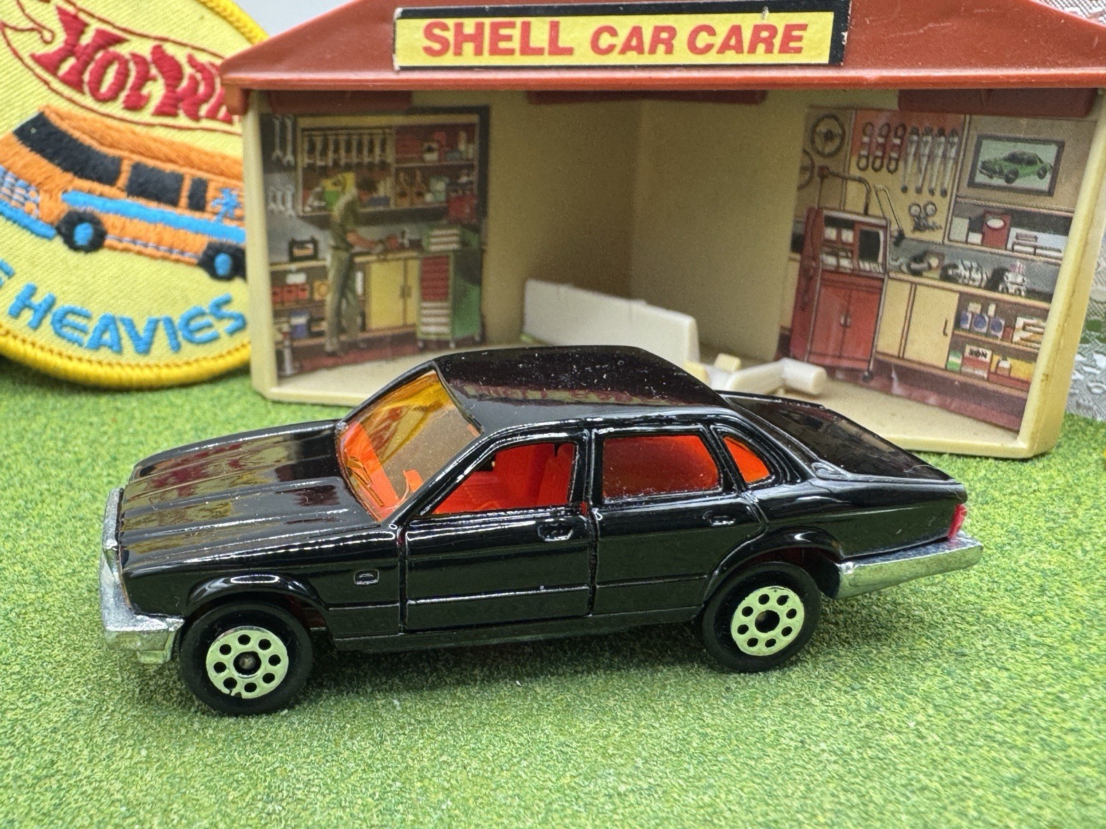 Majorette Jaguar XJ6 Dark Green Metallic No. 293 Diecast Car