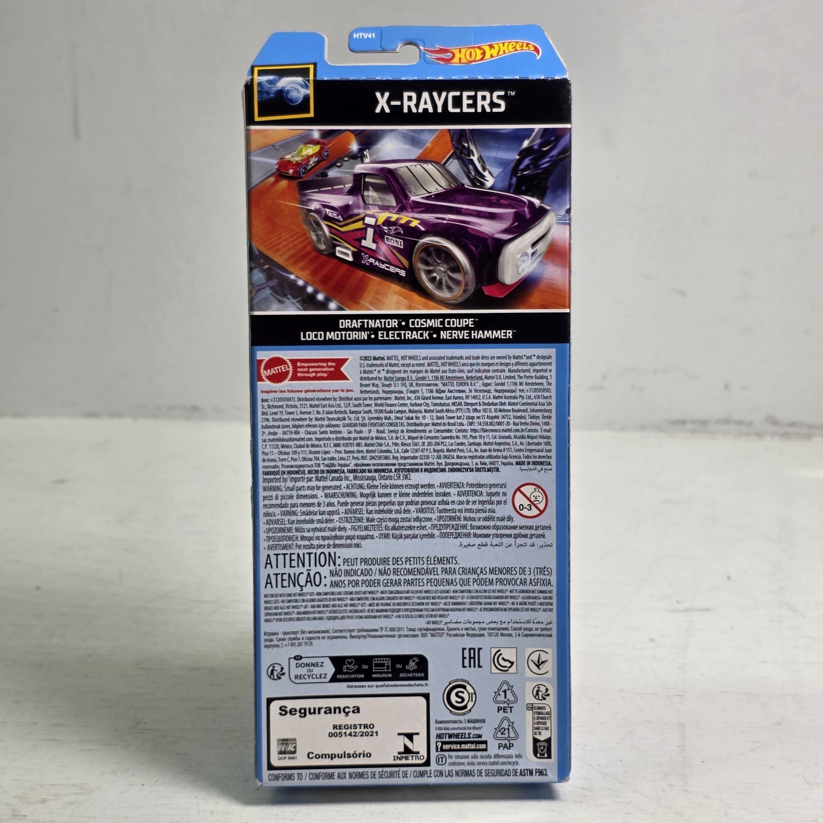 Hot Wheels 5-Pack X-Raycers Neon Wheel Race Cars Clear Vehicle Car New Sealed