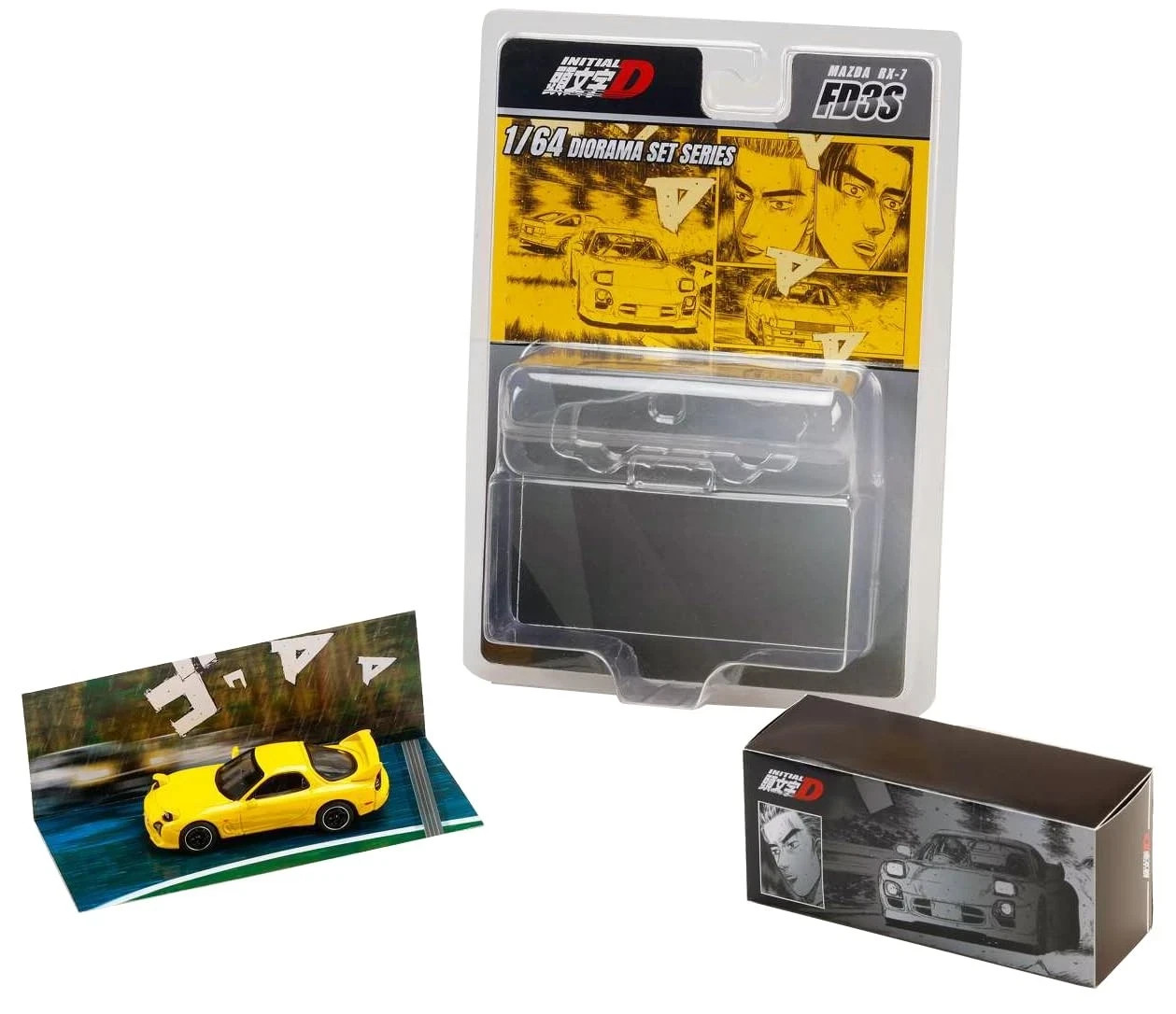 Hobby Japan 1/64 Initial D Mazda RX7 FD3S
