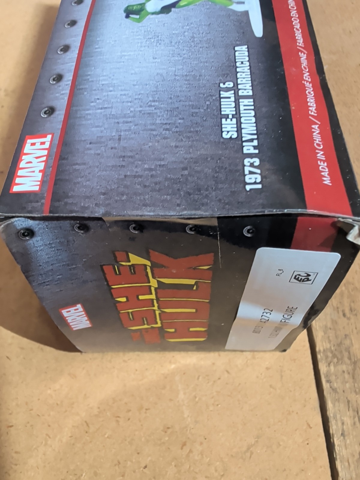 Jada Toys Hollywood Rides: Marvel “She-Hulk” & 73 Plymouth Barracuda 1/32 Scale