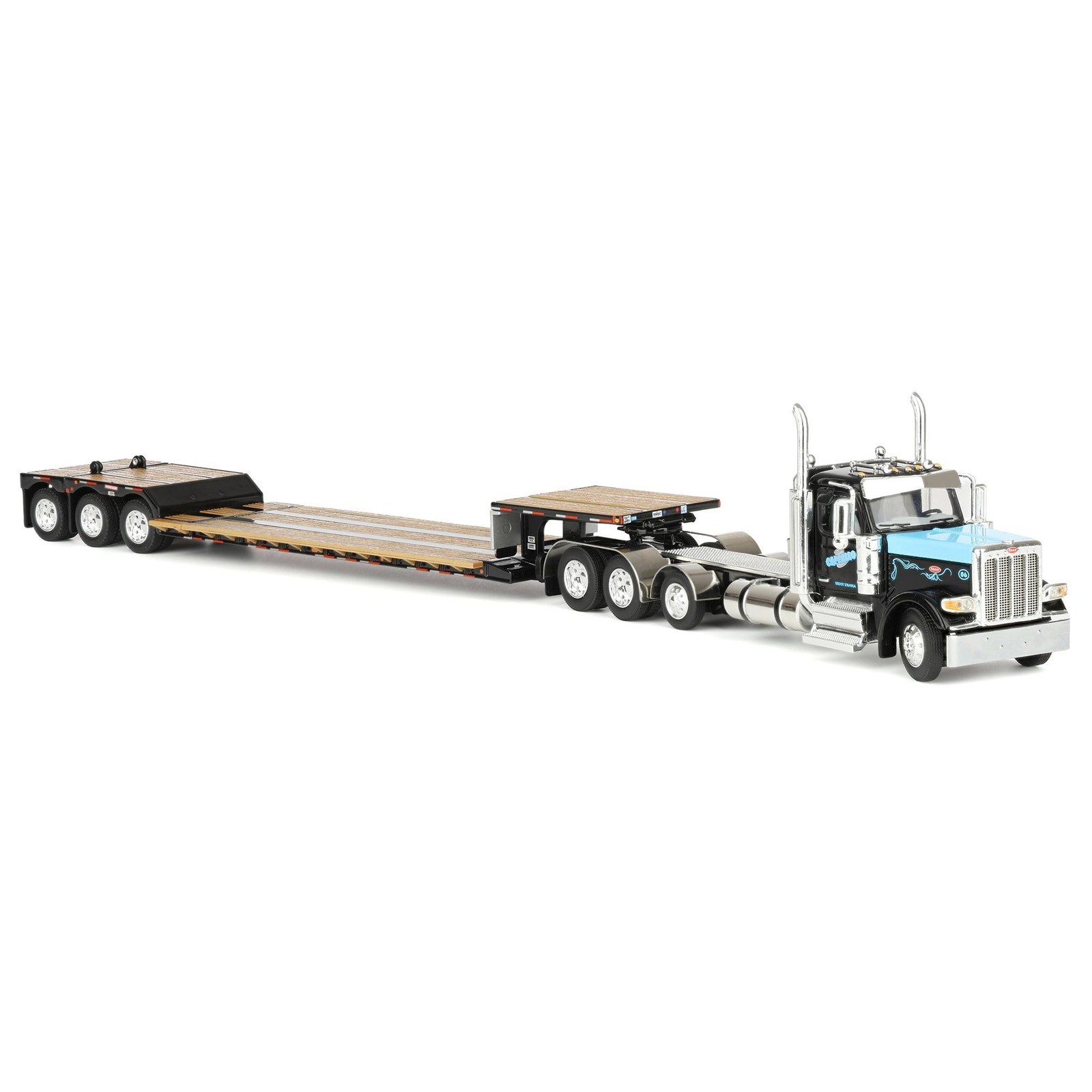 1/64 Peterbilt 589 Semi Truck with Fontaine Renegade LXT40 Lowboy, 60-2267