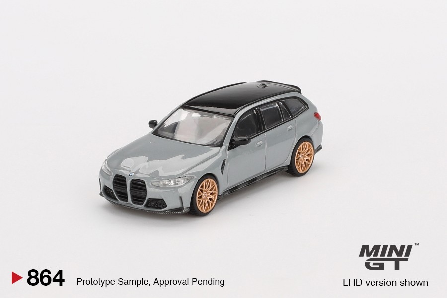 Mini GT 1:64 BMW M3 Competition Touring Brooklyn Grey #864
