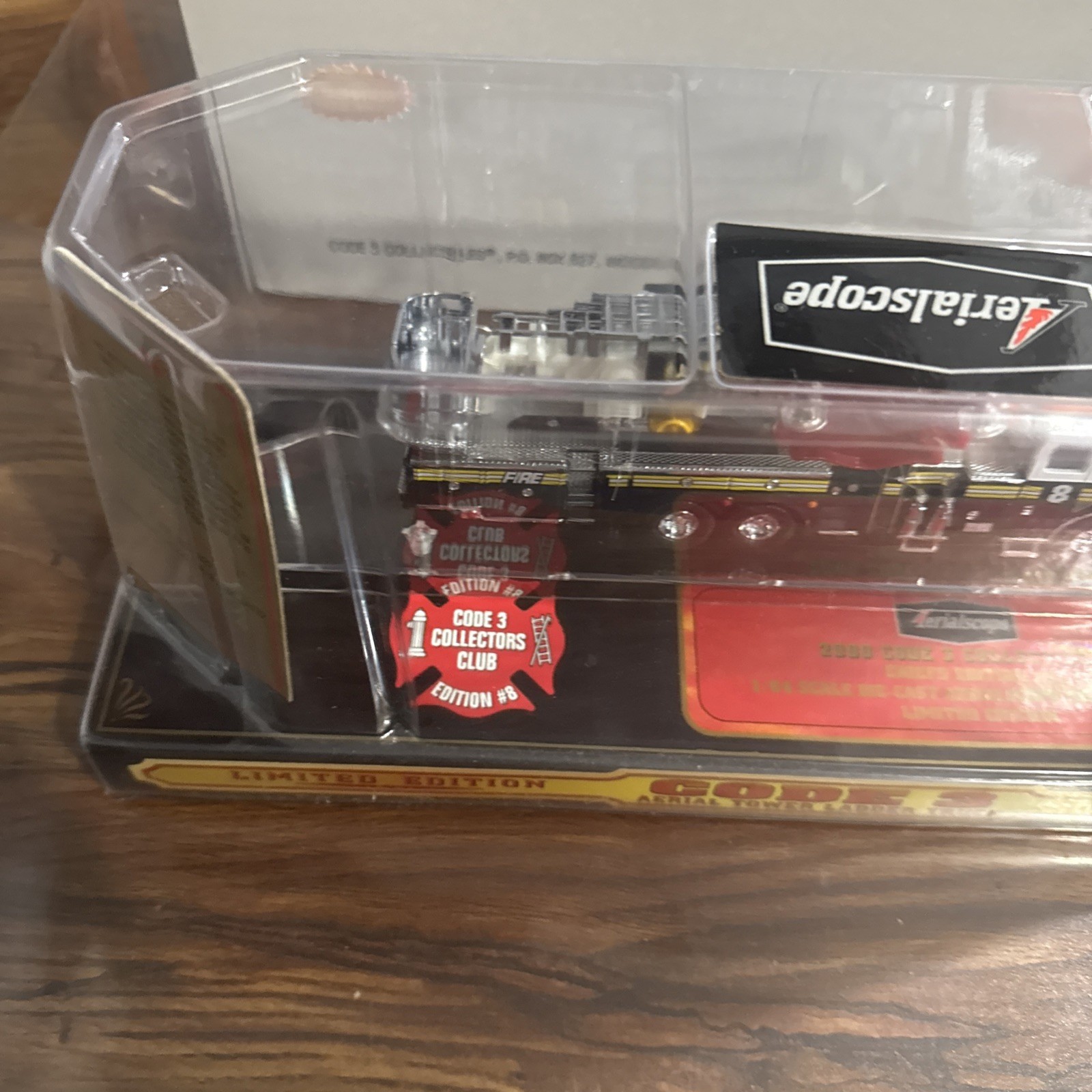 Code 3 CHIEFS Edition #8 Aerialscope Tower Ladder Truck Limited Edition No 12258
