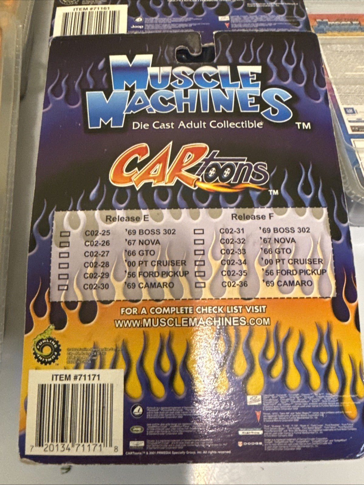5 Muscle Machines In Packaging. Brand New. See Description For Details.