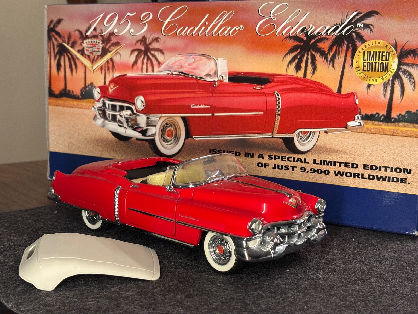 1953 Cadillac Eldorado Convertible, Ltd Ed., Red, NIB w/ Original box, & Title