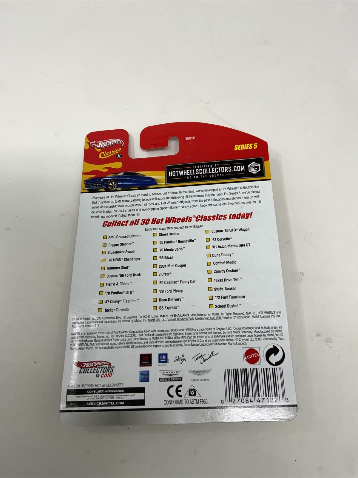 2009 Hot Wheels Classics Series 5 Hammer Sled Red Version #5/30 New 1:64