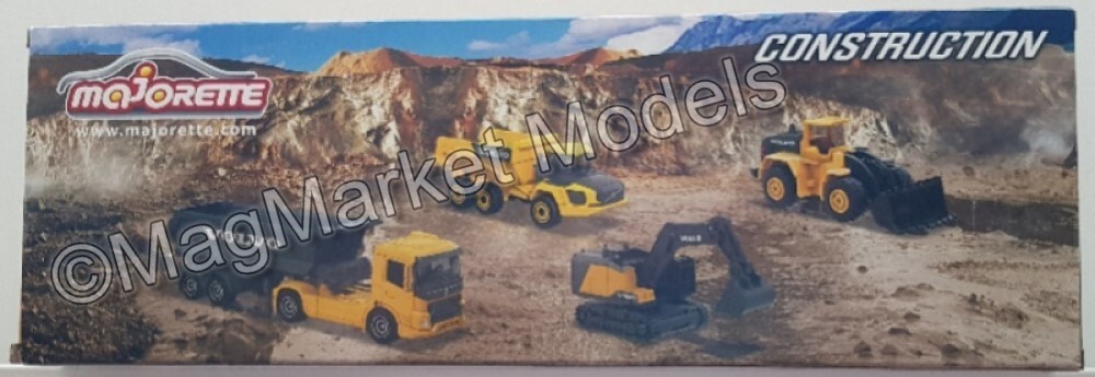 Majorette Volvo 4-Vehicle Construction Set · Brand New · Free UK P&P