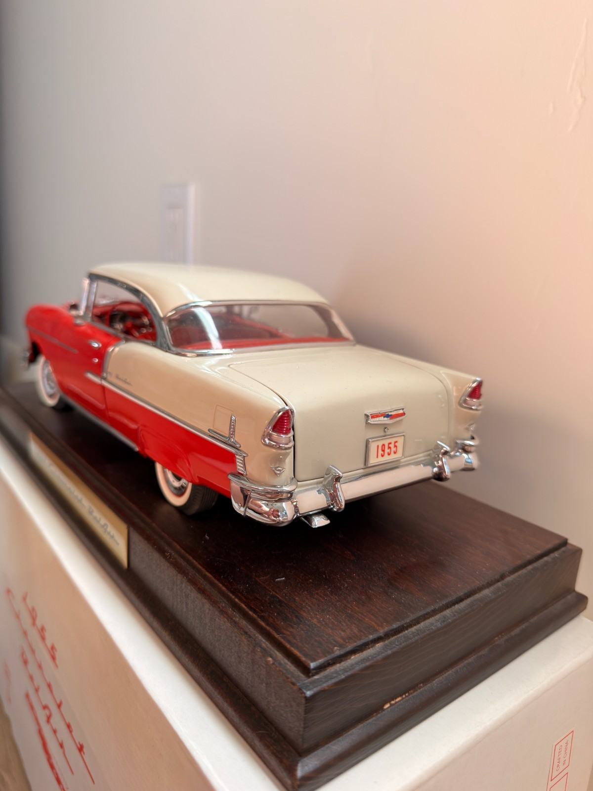 Danbury Mint 1955 Chevrolet Bel Air 1:16 Diecast Model – Original Box & Papers