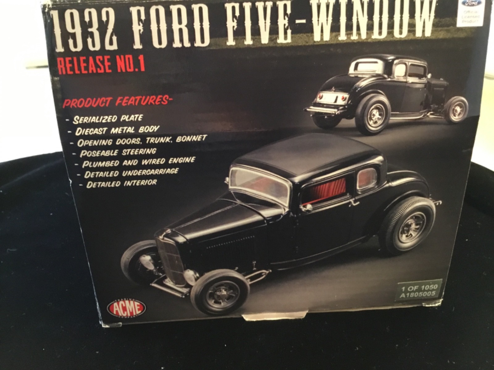 ACME 1:18 1932 FORD FIVE-WINDOW RELEASE N0.1