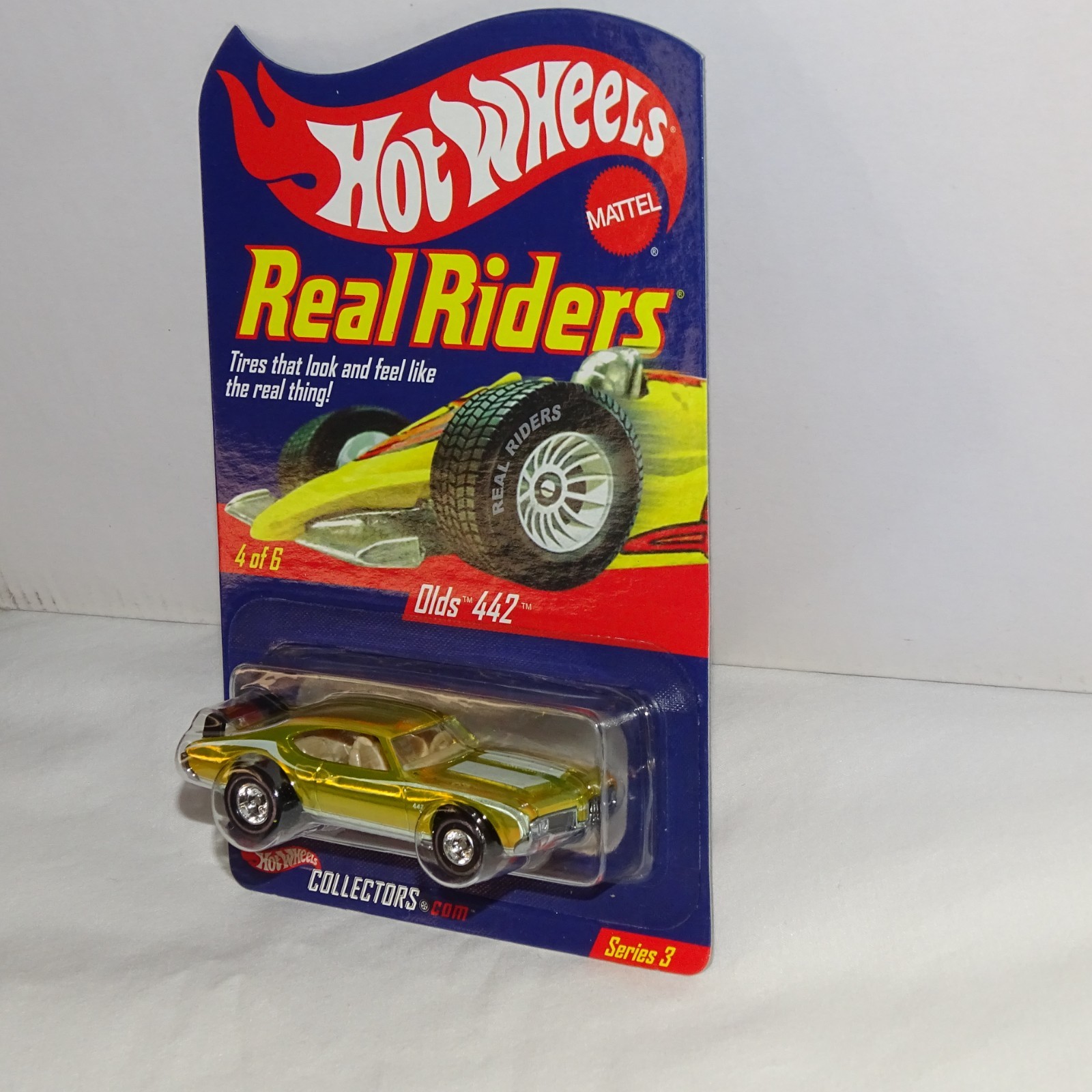 2004 Hot Wheels RLC Real Riders Olds 442 #4 Gold 06711/10500