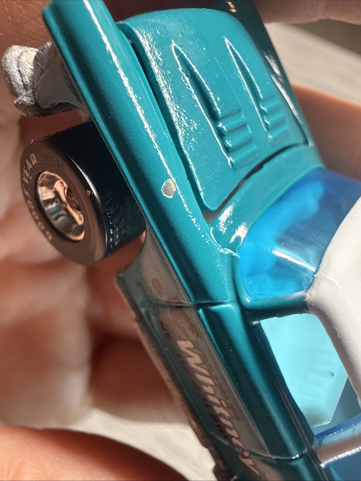 1996 Hot Wheels JC Whitney Aqua (1955) ’55 Chevy Nomad w/REAL RIDERS