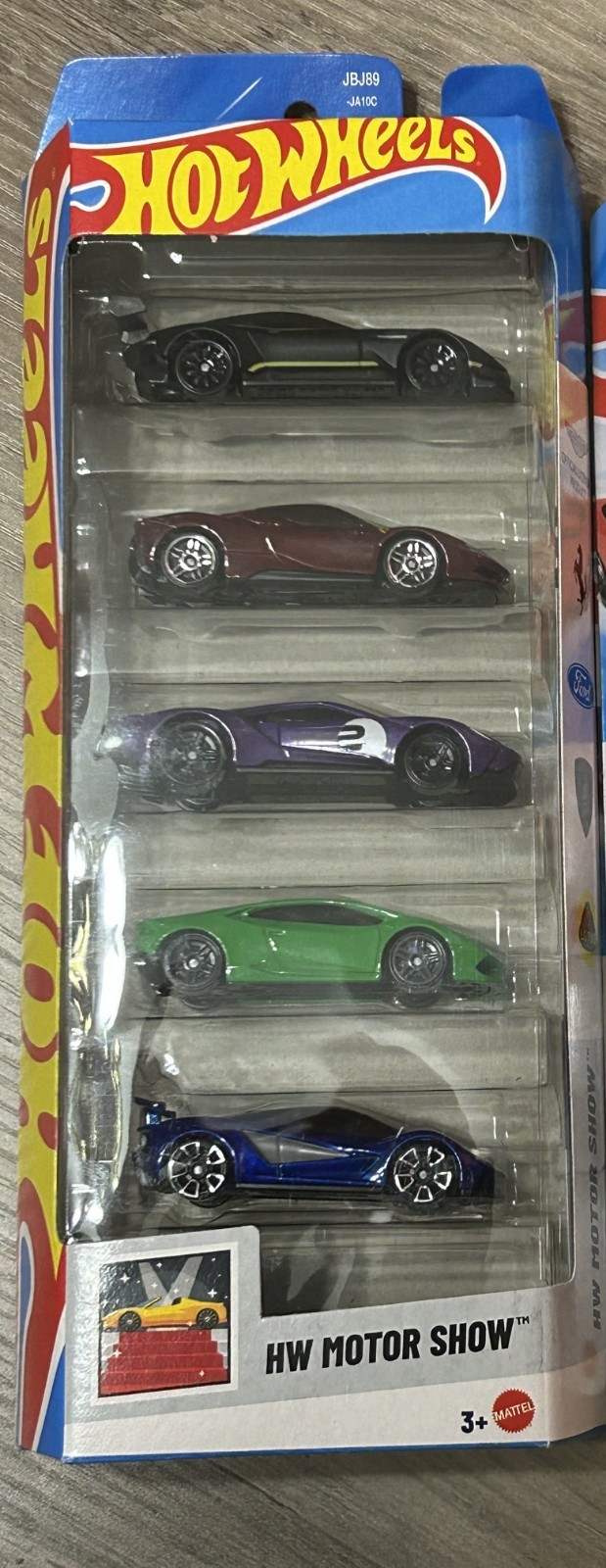 2025 Hot Wheels HW Motor Show 5 Car Pack