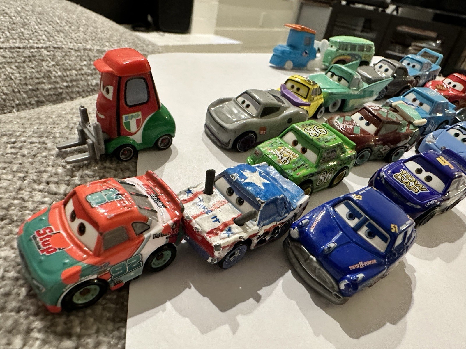 Lot of 18 Diecast Disney Pixar Cars Mini Racers