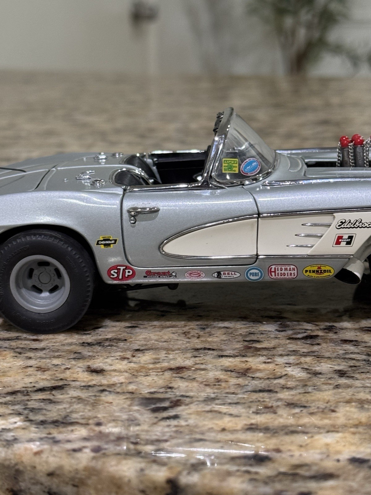 Danbury Mint 1961 Chevrolet Corvette “Gasser” 1:24 Scale – NOT COMPLETE
