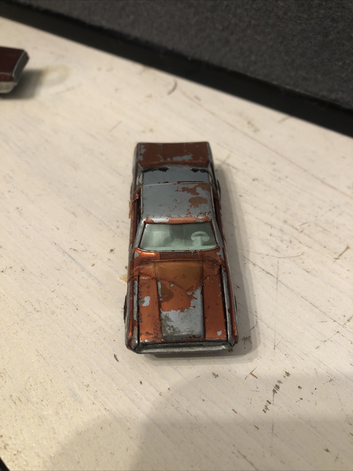 3 Vintage Johnny Lightning Topper 1969 1-Red,2-bronze Custom Thunderbird Redline