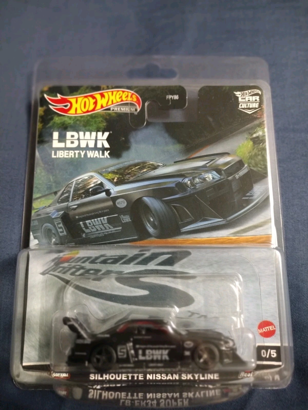Hot Wheels LB-ER34 Liberty Walk Nissan Skyline Mountain Drifters R34 CHASE LBWK