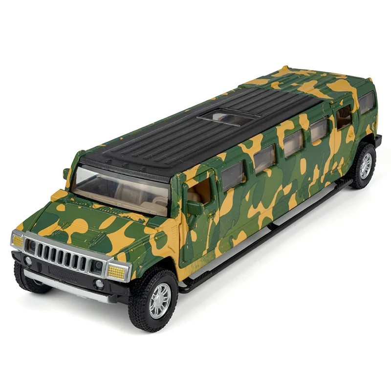 1:32 Extended Version HUMMER H2 Alloy Car Model Diecast Metal Vehicles Car Model