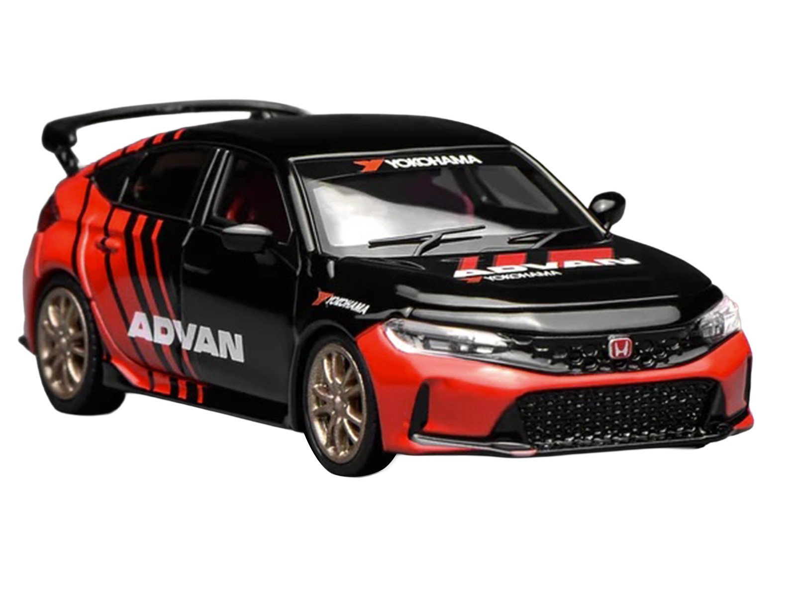 HONDA CIVIC TYPE R (FL5) RHD “ADVAN” 1/64 DIECAST MODEL BY MOTORHELIX M65341