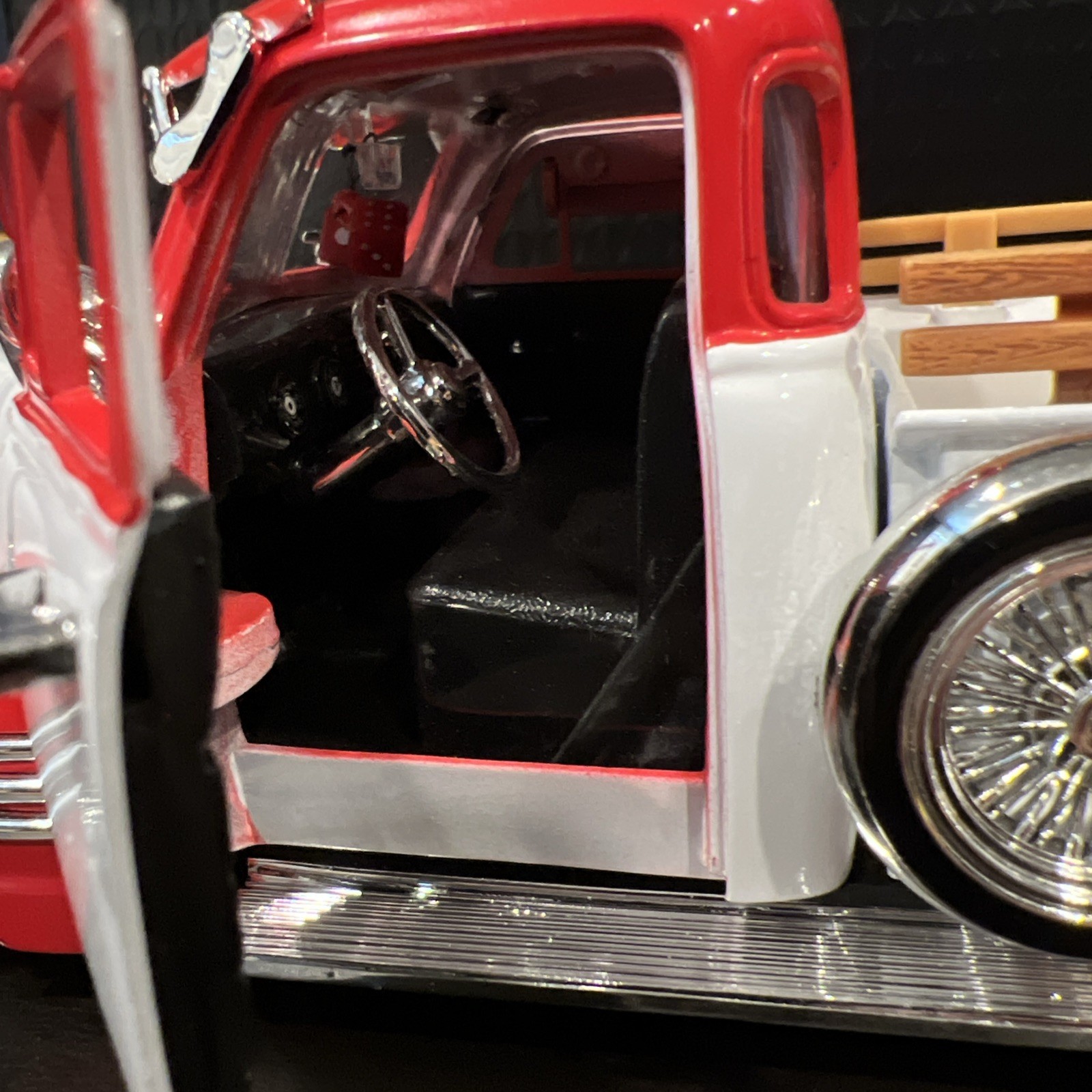 OG Chevy Street Low 1951 Chevrolet Pickup Truck Lowrider Diecast Car 1:24 Nice!