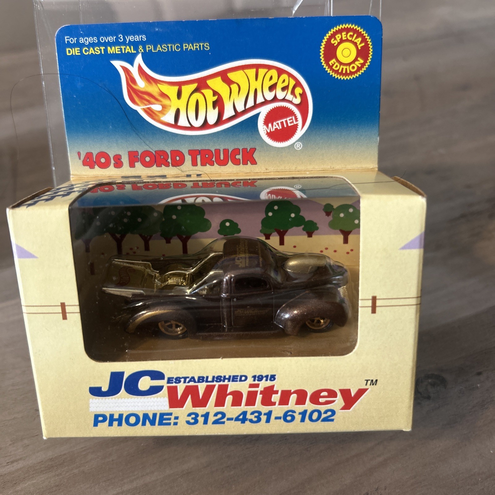 Hot Wheels ‘40 Ford Truck Delivery JC Whitney Collector 1998